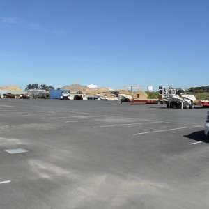 Completed works – Heavy Vehicle Parking with on-site Stormwater Retention