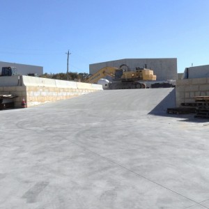 Completed Works – Vehicle Ramp to Laydown Area