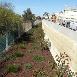 Completed Works – Limestone Retaining Wall for Heavy Vehicles and Plant